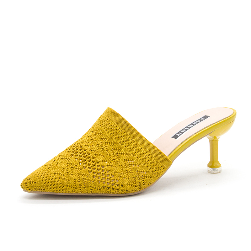 Sewing Knit - Ciabatte Estive da Donna Gialle e