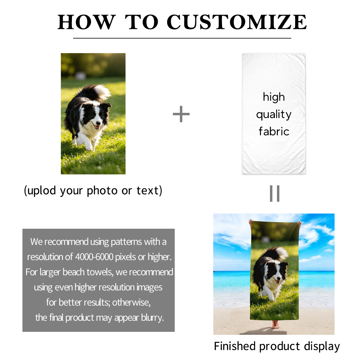 1 asciugamano da spiaggia pers - Sewing Custom recensione e prezzo