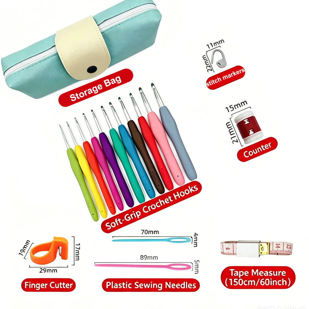 Set di 37 uncinetti con borsa  - Sewing Knit recensione e prezzo